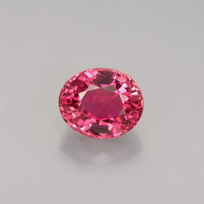 Tormalina naturale rosa da 1,12 ct, taglio ovale, VVS