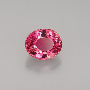 Tormalina naturale rosa da 1,12 ct, taglio ovale, VVS