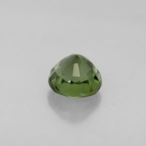 Tormalina naturale verde da 1,18 ct, taglio rotondo, VVS
