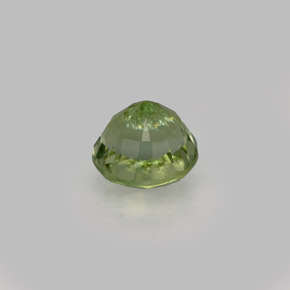 Tormalina naturale verde da 1,00 ct, taglio rotondo, VS-SI
