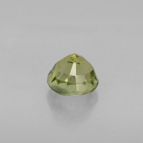 Tormalina naturale verde da 1,09 ct, taglio rotondo, VVS