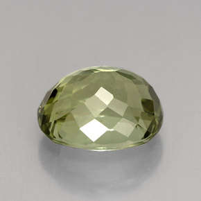 Tormalina naturale verde da 4,12 ct, taglio ovale, VVS