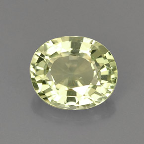 Tormalina naturale verde da 1,16 ct, taglio ovale, IF