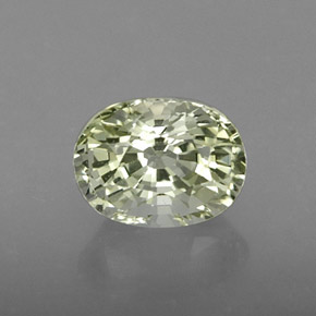 Tormalina naturale verde da 1,15 ct, taglio ovale, IF
