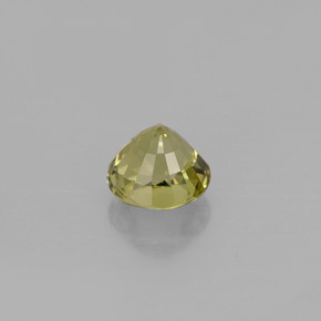 Tormalina naturale verde da 0,86 ct, taglio rotondo, VVS