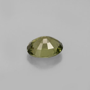 Tormalina naturale verde da 0,91 ct, taglio ovale, VVS