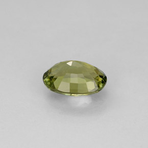 Tormalina naturale verde da 0,88 ct, taglio ovale, VVS-VS