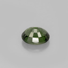 Tormalina naturale verde da 1,01 ct, taglio ovale, VS
