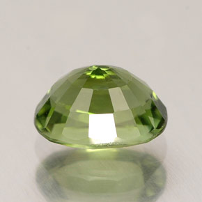Tormalina naturale verde da 1,09 ct, taglio ovale, VVS