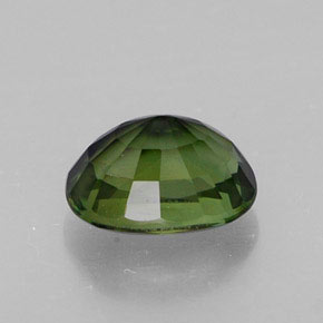 Tormalina naturale verde da 1,09 ct, taglio ovale, VVS
