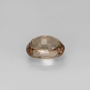Tormalina naturale marrone da 1,03 ct, taglio ovale, VVS-VS