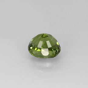 Tormalina naturale verde da 0,93 ct, taglio ovale, VVS