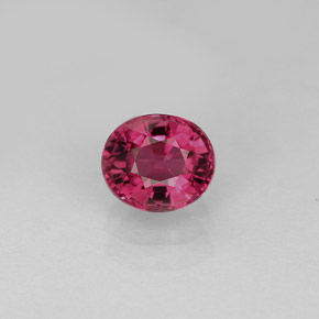 Tormalina naturale rosa da 0,85 ct, taglio ovale, VVS-VS