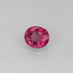 Tormalina naturale rosa da 0,85 ct, taglio ovale, VVS-VS