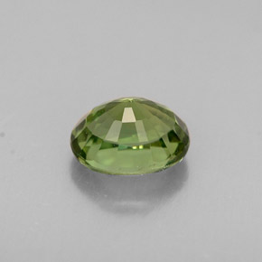 Tormalina naturale verde da 0,83 ct, taglio ovale, VVS-VS