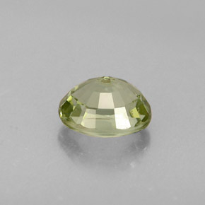 Tormalina naturale verde da 0,80 ct, taglio ovale, IF