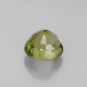 Tormalina naturale verde da 1,06 ct, taglio rotondo, VVS