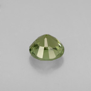 Tormalina naturale verde da 0,83 ct, taglio rotondo, VVS
