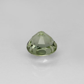 Tormalina naturale verde da 1,10 ct, taglio rotondo, VVS