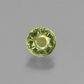 Tormalina naturale verde da 0,79 ct, taglio rotondo, VVS