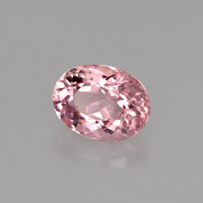 Tormalina naturale rosa da 2,01 ct, taglio ovale, VVS