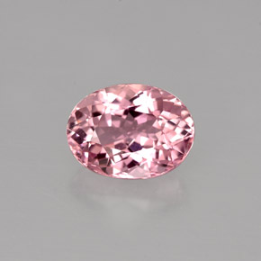 Tormalina naturale rosa da 2,01 ct, taglio ovale, VVS