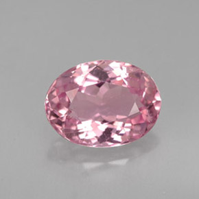 Tormalina naturale rosa da 2,17 ct, taglio ovale, VS-SI
