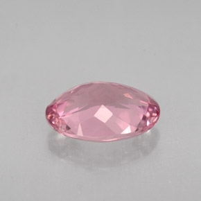 Tormalina naturale rosa da 1,83 ct, taglio ovale, VVS