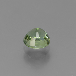 Tormalina naturale verde da 0,84 ct, taglio rotondo, VVS