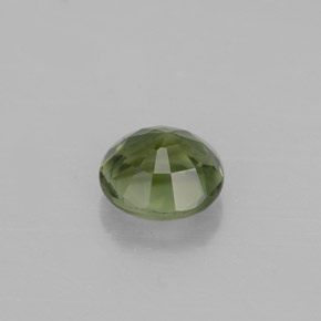 Tormalina naturale verde da 1,01 ct, taglio rotondo, VVS