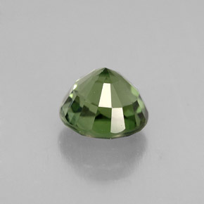 Tormalina naturale verde da 1,26 ct, taglio rotondo, VVS