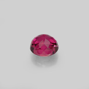 Tormalina naturale rosa da 0,62 ct, taglio rotondo, VS