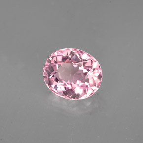 Tormalina naturale rosa da 1,74 ct, taglio ovale, IF