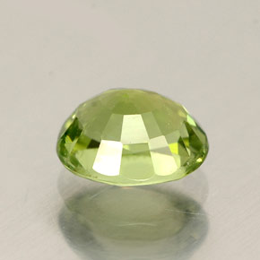 Tormalina naturale verde da 0,83 ct, taglio ovale, VVS-VS