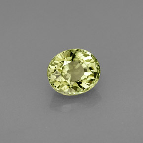 Tormalina naturale verde da 0,89 ct, taglio ovale, IF