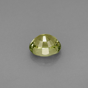 Tormalina naturale verde da 0,89 ct, taglio ovale, IF
