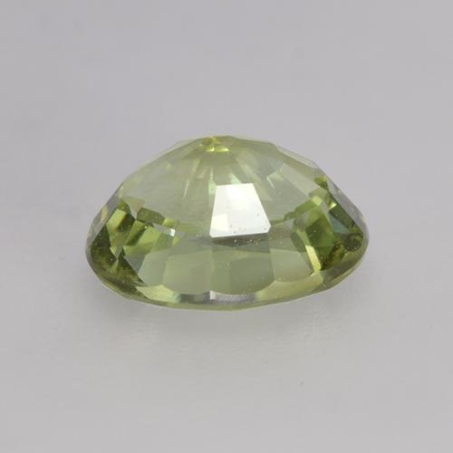 Tormalina naturale verde da 0,79 ct, taglio ovale, VVS