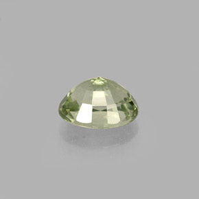 Tormalina naturale verde da 0,77 ct, taglio ovale, VVS