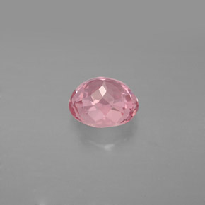 Tormalina naturale rosa da 1,55 ct, taglio ovale, VS