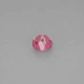Tormalina naturale rosa da 0,72 ct, taglio rotondo, VVS-VS