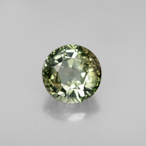 Tormalina naturale multicolore da 1,13 ct, taglio rotondo, VS