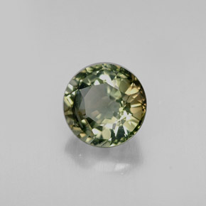 Tormalina naturale multicolore da 1,13 ct, taglio rotondo, VS