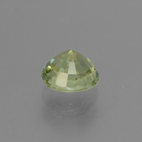Tormalina naturale verde da 0,82 ct, taglio rotondo, VVS-VS