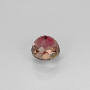 Tormalina naturale multicolore da 0,77 ct, taglio rotondo, VVS