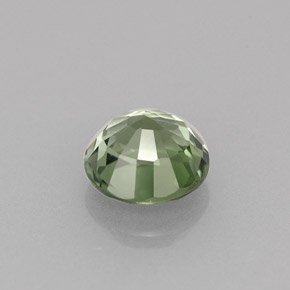Tormalina naturale verde da 1,20 ct, taglio rotondo, VVS