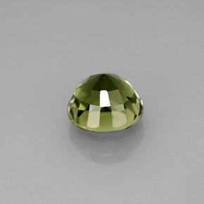Tormalina naturale verde da 1,88 ct, taglio rotondo, VVS-VS
