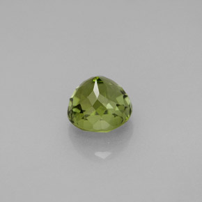 Tormalina naturale verde da 1,51 ct, taglio rotondo, VS