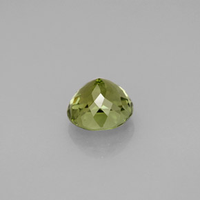 Tormalina naturale verde da 1,41 ct, taglio rotondo, VVS