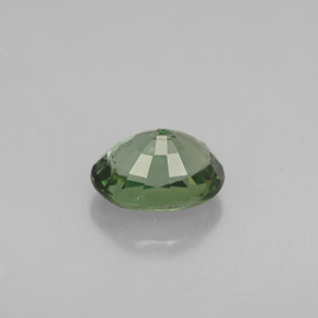 Tormalina naturale verde da 1,06 ct, taglio ovale, VVS