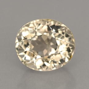 Tormalina naturale giallo da 2,79 ct, taglio ovale, IF